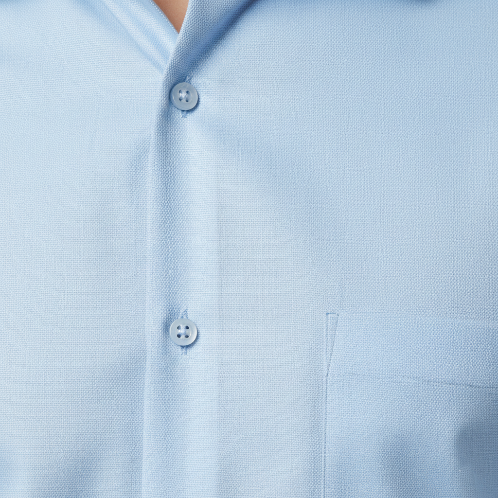 Men Sky Blue Slim Fit Full Sleeves Cotton Formal Shirt